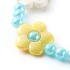 Plastic & Acrylic Beaded Stretch Bracelets for Kids BJEW-JB06222-6