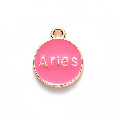 Alloy Enamel Pendants X-ENAM-S124-01A-03A-1