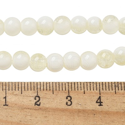Crackle Glass Beads Strands GLAA-U001-6mm-11-1