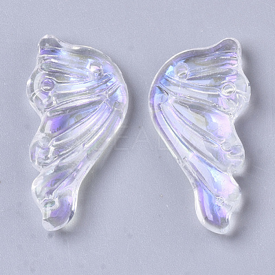 Transparent Glass Pendants GLAA-S190-010A-A01-1