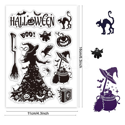 Custom PVC Plastic Clear Stamps DIY-WH0448-0036-1