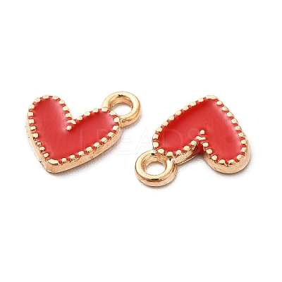 Alloy Enamel Charms FIND-G055-20G-05-1