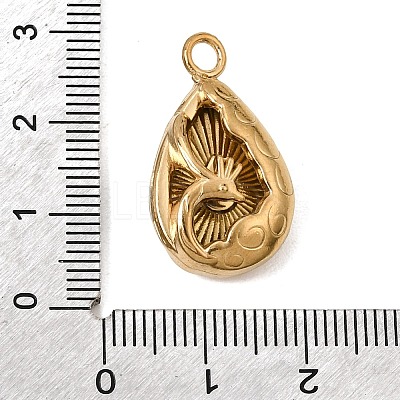 304 Stainless Steel Enamel Pendants SA-CBA7FC1-11G-1