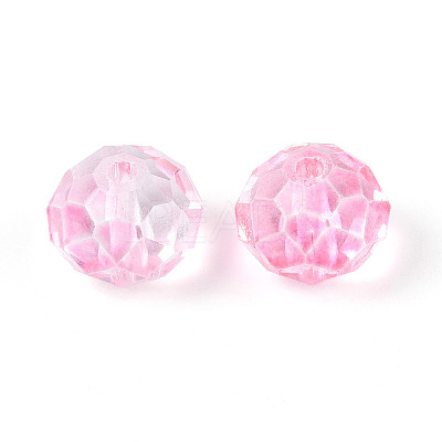 Baking Paint Transparent Glass Beads X1-GLAA-N011-10mm-08-1