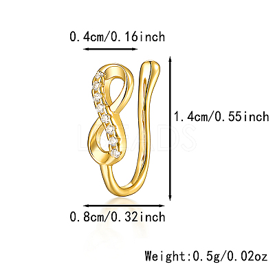 Fashionable S925 Silver Nose Clip with Star IM7825-19-1