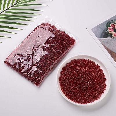 (Repacking Service Available) 6/0 Glass Seed Beads SEED-C014-4mm-25-1