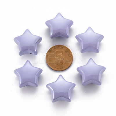 Opaque Acrylic Beads X-MACR-S372-02B-47-1