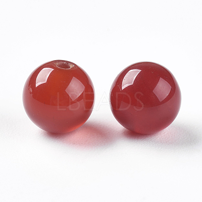Natural Carnelian Beads G-K275-12-6mm-1