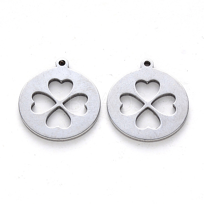Non-Tarnish 201 Stainless Steel Pendants X-STAS-N092-12-1