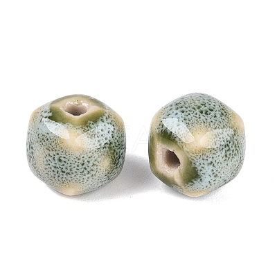 Vintage Handmade Porcelain Beads PORC-N013-18-10-1