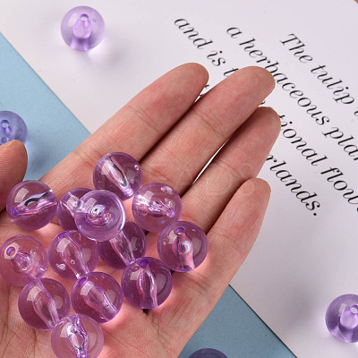 Transparent Acrylic Beads MACR-S370-A16mm-746-1