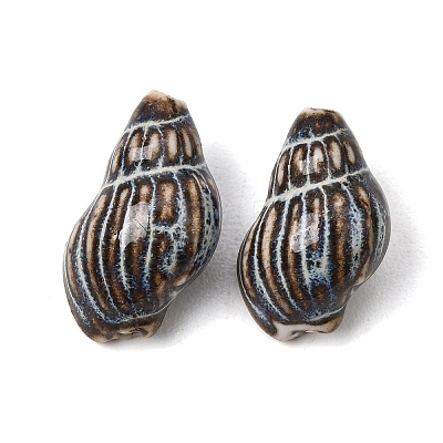 Vintage Handmade Porcelain Beads PR-CBA64B6-11B-1