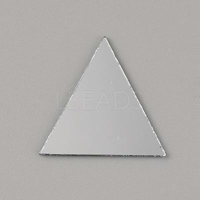 Glass Mirror Mosaic Tiles DIY-WH0419-41C-1