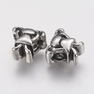 Ion Plating(IP) 304 Stainless Steel European Beads STAS-J022-005AS-1