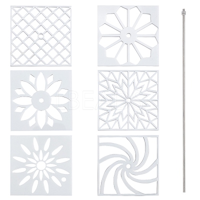Silicone Soap Pull Through Designs Tool Sets DIY-WH0210-12-1