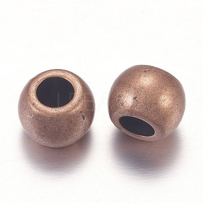 Tibetan Style Alloy Beads K08T4-S-RS-1
