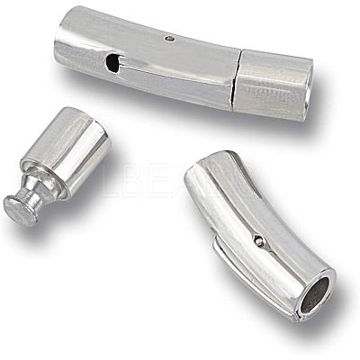 304 Stainless Steel Bayonet Clasps STAS-UN0001-88D-1