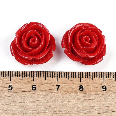 Synthetic Coral Carved Beads CORA-M001-05G-1