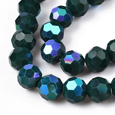 Opaque Glass Beads Strands EGLA-A035-P8mm-L23-1