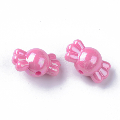 Opaque Acrylic Beads X-MACR-Q239-009-1