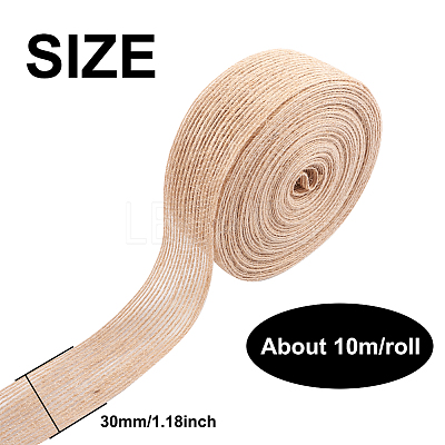 Burlap Fabric Ribbon OCOR-TAC0006-30B-1