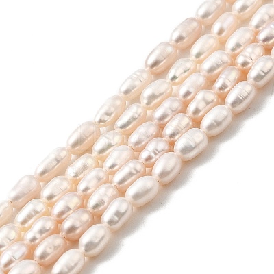 Natural Cultured Freshwater Pearl Beads Strands PEAR-I007-01L-01B-1