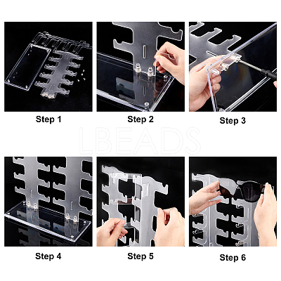Transparent Plastic Displays for Eyeglasses ODIS-WH0034-01-1
