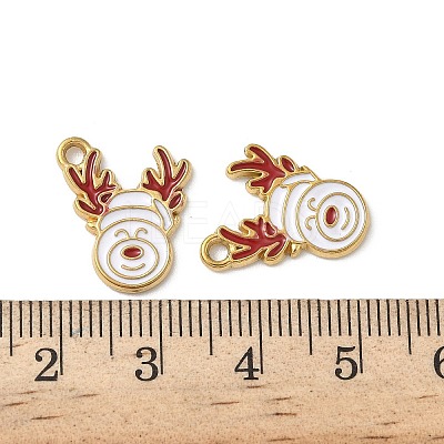 304 Stainless Steel Enamel Pendants STAS-L300-012G-19-1