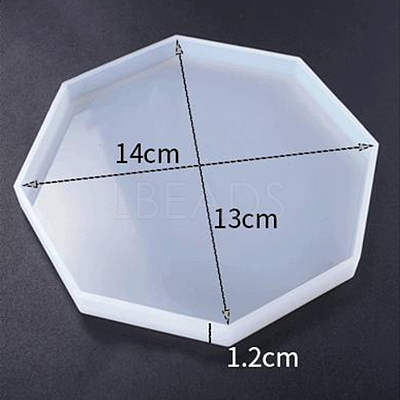 DIY Octagon Cup Mat Silicone Molds X-SIMO-PW0001-117A-01-1