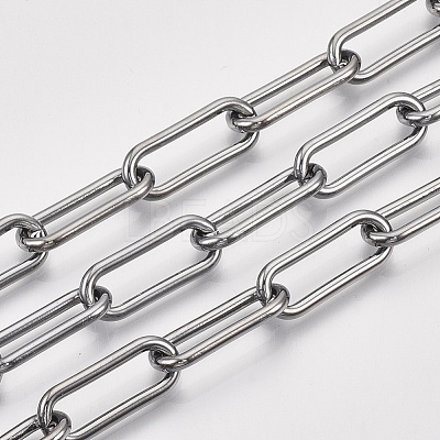 Unwelded Iron Paperclip Chains CH-S125-01A-B-1
