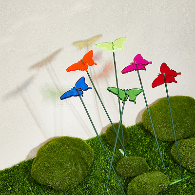 Acrylic Garden Stake AJEW-FH0005-24C-1