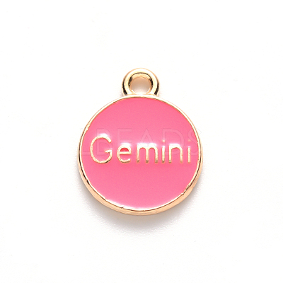 Alloy Enamel Pendants X-ENAM-S124-01B-03I-1