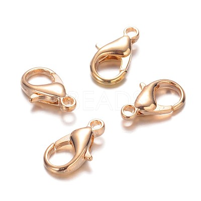 Zinc Alloy Lobster Claw Clasps E105-KCG-1