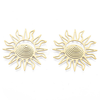 201 Stainless Steel Filigree Joiners STAS-N090-LA950-2-1