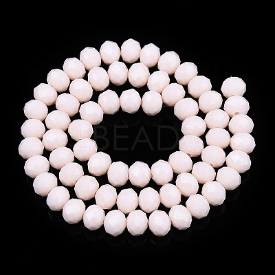Opaque Solid Color Glass Beads Strands EGLA-A034-P2mm-D33-1