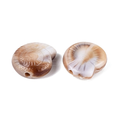 Two Tone Opaque Plastic Beads KY-N025-52-1