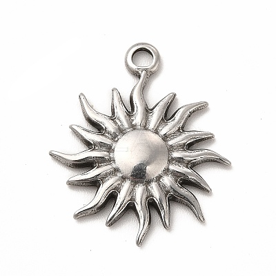 Non-Tarnish 304 Stainless Steel Pendants STAS-P322-09P-1