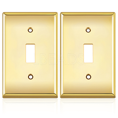 ABS Plastic Receptacle Outlet Wall Plate AJEW-WH0410-464B-01-1