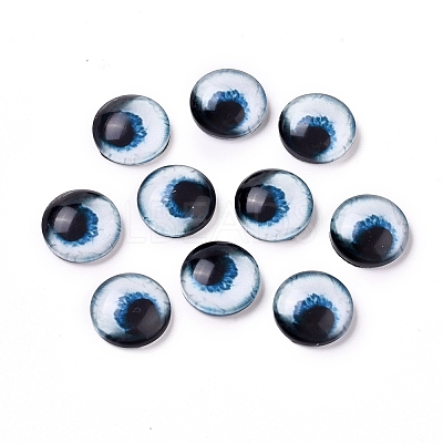 Glass Cabochons GLAA-WH0015-22A-03-1