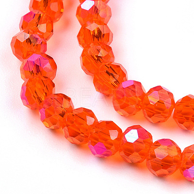 Electroplate Glass Beads Strands EGLA-A034-T4mm-L29-1