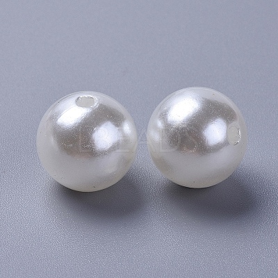 Imitation Pearl Acrylic Beads PL613-22-1