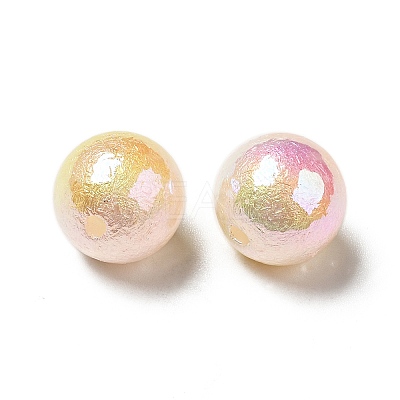 UV Plating Iridescent ABS Plastic Beads SACR-A001-05A-1