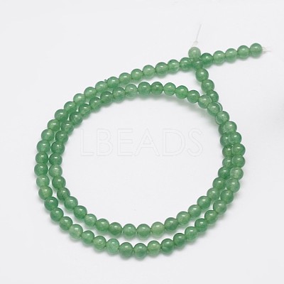 Natural & Dyed Malaysia Jade Bead Strands G-A146-4mm-A04-1