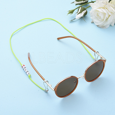 Polyester & Spandex Cord Ropes Eyeglasses Chains AJEW-EH00058-1