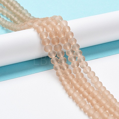 Transparent Glass Beads Strands EGLA-A034-T8mm-MD20-1