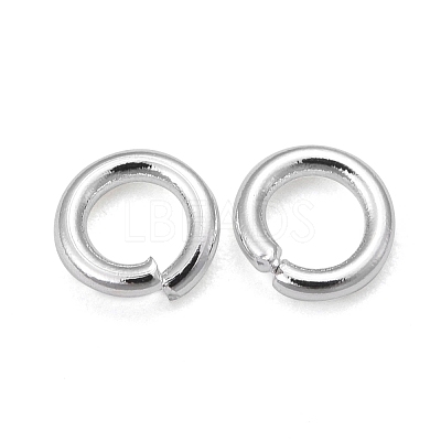 Rack Plating Brass Open Jump Rings KK-O139-18H-S-1