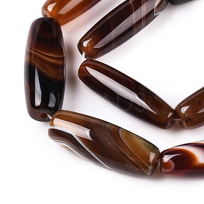 Natural Agate Dyed Beads Strands G-T138-230D-1
