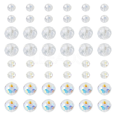 120Pcs 4 Styles Electroplate Glass Beads EGLA-TADJ0001-13A-1