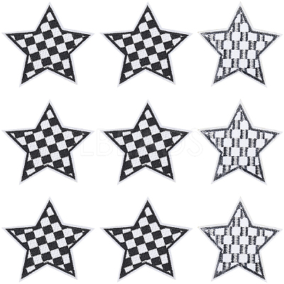 20Pcs Polyester Clothing Patches DIY-CY0002-35A-1