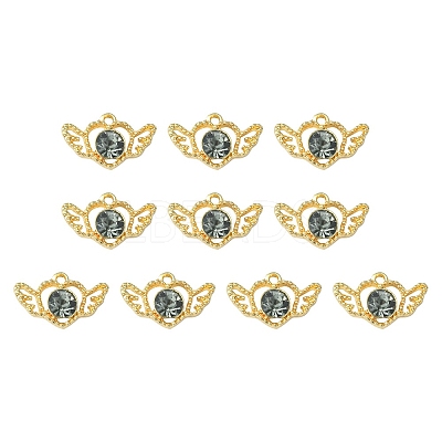Alloy Rhinestone Pendants ALRI-YW0001-16-1